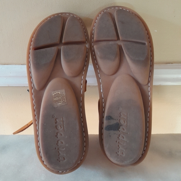 Trippen Women Size EU 37 Orange US 6.5 Leather Shoes. FITS MORE LIKE 8.5 - Picture 7 of 14